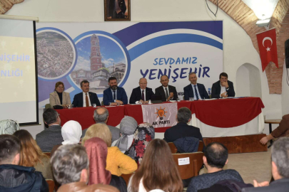 Başkan Gürkan Yenişehir İlçe Yönetimi ile bir araya geldi