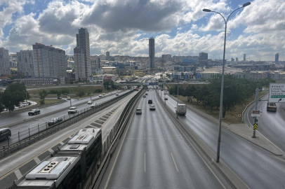 Tatil başladı, İstanbul'da yollar boş kaldı