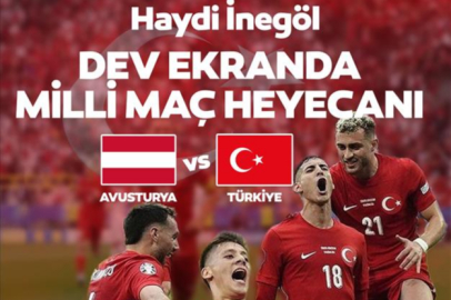 Son 16 Heyecanı İnegöl Kent Meydanında Dev Ekranda Yaşanacak