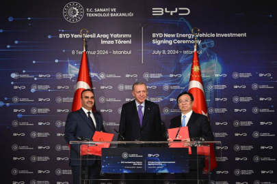 Dünya devi BYD'den Türkiye'ye yatırım kararı