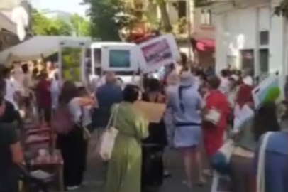 "Azmanbüsler" davul zurna eşliğinde protesto edildi