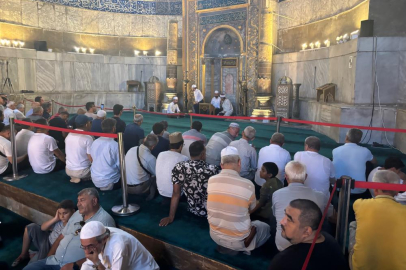 Ayasofya Camii’nde 15 Temmuz şehitleri için hatim duası okundu