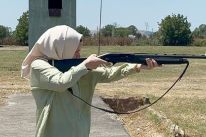 Kadın avcılar Bursa'da hünerlerini sergiledi