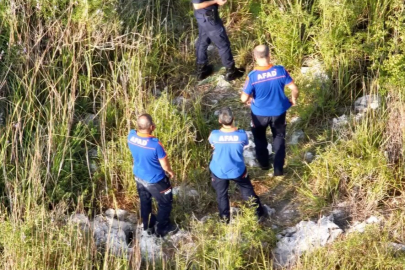 Devasa sazlıklarda kayboldu, AFAD dron ile buldu