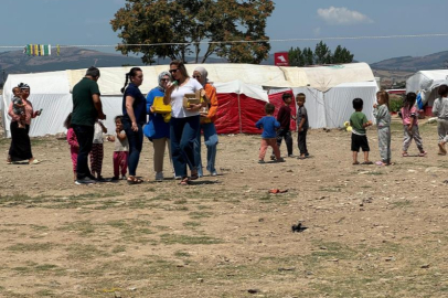 Çadırlarda yaşayan çocukların eğitimi için harekete geçildi