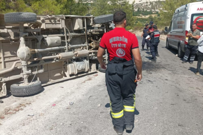 Tarım işçilerini taşıyan minibüs devrildi: 7 yaralı