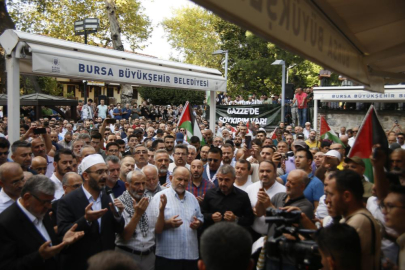 Bursa'da Haniye açıklaması: "Gün yas tutma değil intikam günüdür"