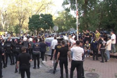 Fenerbahçe taraftarına polis engeli