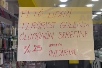 İznik'te esnaf, Gülen'in ölümüne özel indirim başlattı