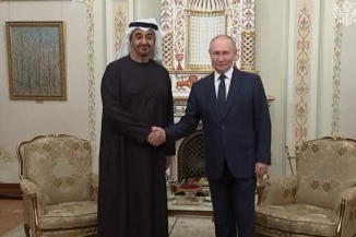 Muhammed bin Zayed El Nahyan, Putin ile görüştü