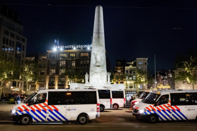 Amsterdam'da 281 Filistin destekçisi gözaltına alındı