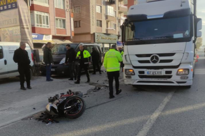 Bursa'da tek teker üzerinde gitmek isterken kaza yaptı