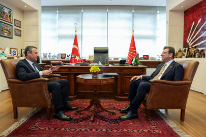 CHP Lideri Özel, Ekrem İmamoğlu'nu kabul etti