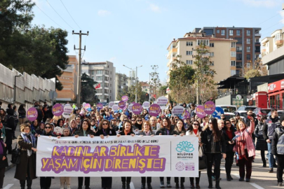 Nilüferli kadınlardan şiddete karşı tek ses