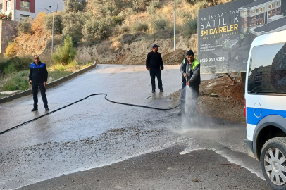 Gemlik'te yola beton döken firmaya ceza