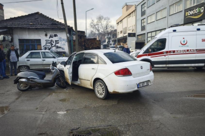 Bursa'da kafa kafaya çarpıştılar: 1 yaralı