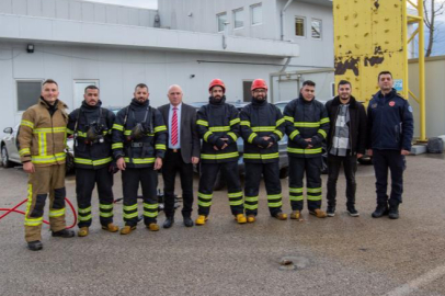 Filistinli ‘alev avcıları’, Bursa’da eğitiliyor