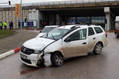 Bursa'da korkutan kaza: 2 yaralı